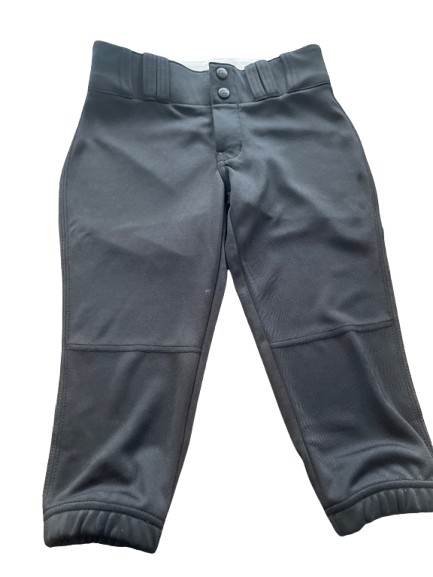 Girls Softball Pants - Black Knicker Style