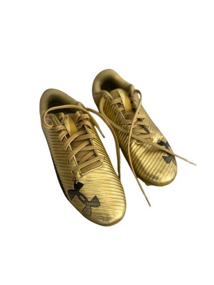 Under Armour Gold Soccer Cleats - Youth Size 3Y photo 1