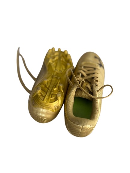 Under Armour Gold Soccer Cleats - Youth Size 3Y photo 3