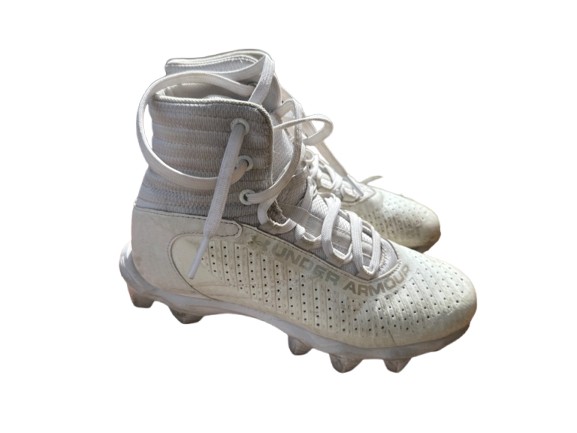Under Armour Highlight RM Youth Lacrosse/Football Cleats - White