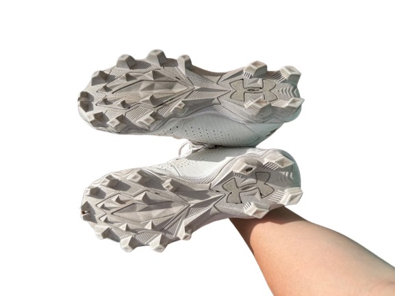 Under Armour Highlight RM Youth Lacrosse/Football Cleats - White photo 3