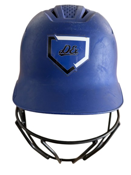 EvoShield Navy Blue Baseball/Softball Batting Helmet with Faceguard photo 2