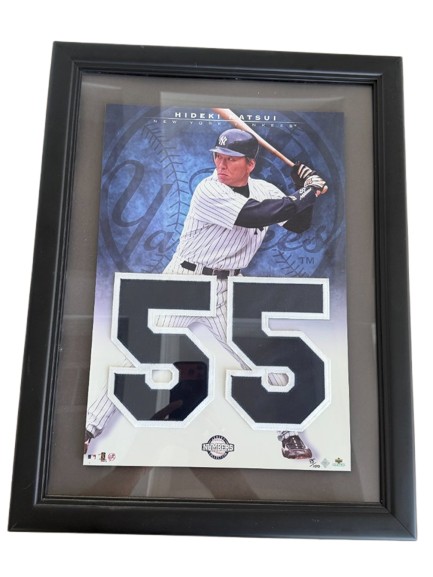 Hideki Matsui New York Yankees Upper Deck Collectibles Framed Jersey Number Display - #95/100 Limite
